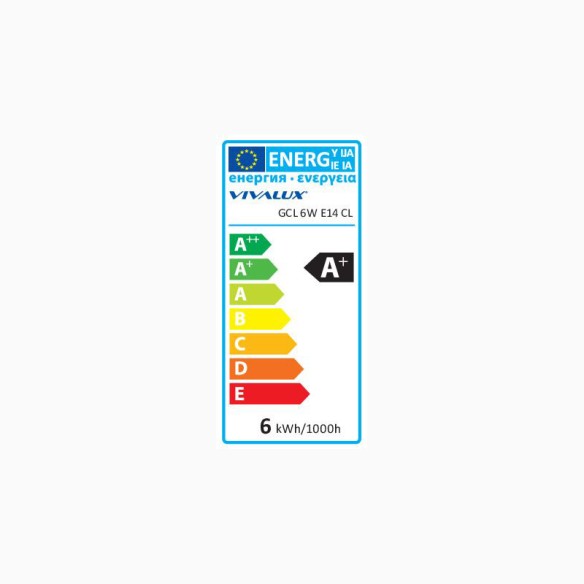 LED лампа CAMEO LED- 6W- 480LM Ø45- E14- 4000K - 3