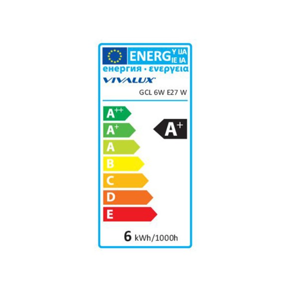 LED лампа CAMEO LED- 6W- 480LM- E27- 6400K - 2