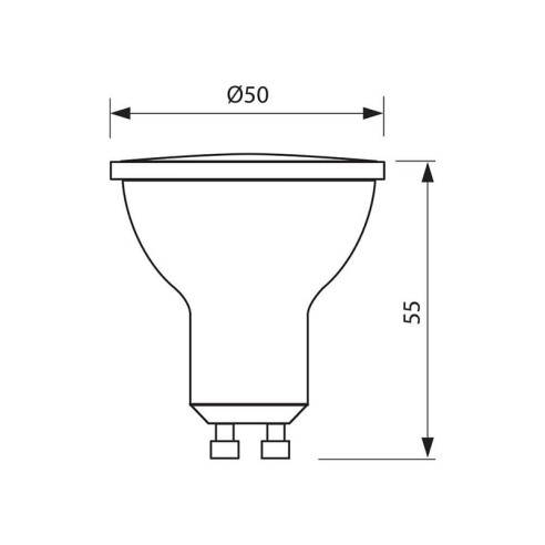 LED лампа BETA LED- JDR- 3W- 200LM- GU10- 6400K - 3