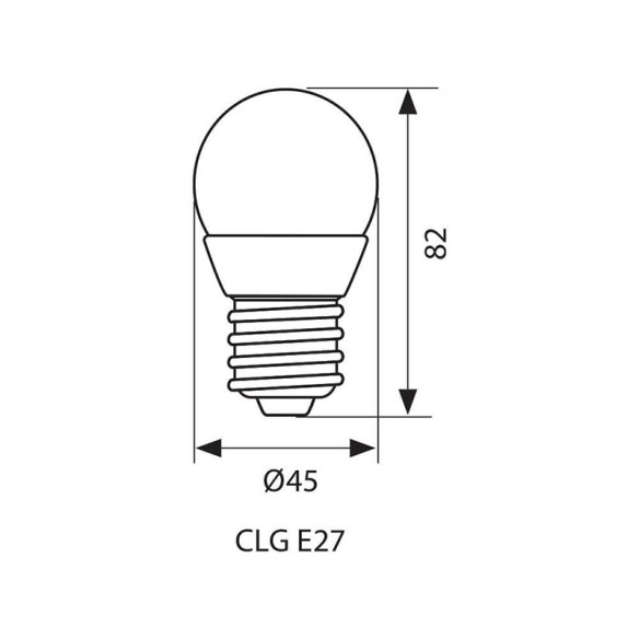 LED лампа CERAMIC LED- 3.5W- 220LM- E27- 4000K - 2