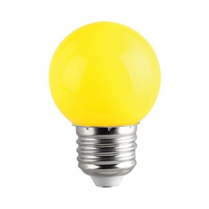 LED лампа COLORS LED- G45- 1W- E27- ЖЪЛТО - 2