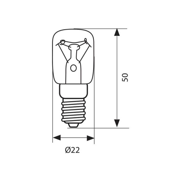 Лампа за печкa 15W 110LM E14 PS VIVALUX - 2