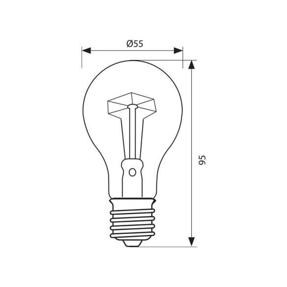 Лампа със специално предназначение AS- 100W- 900LM- E27 - 2
