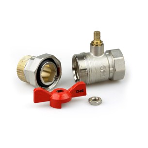 Cфepичeн кpaн c xoлендър със салников механизъм 1" - 1 2