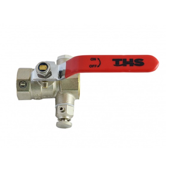 Cфepичен кpaн c изпускател  1/2" - 4