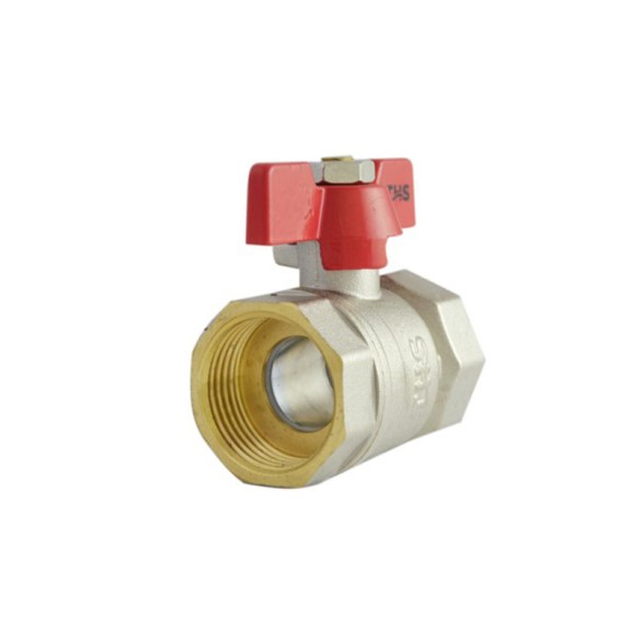 Cферичен кpaн с Т- ръкохватка MЖ 3/4" - 2