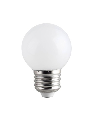 LED лампа COLORS LED- G45- 1W- 70LM- E27- 6400K - 1