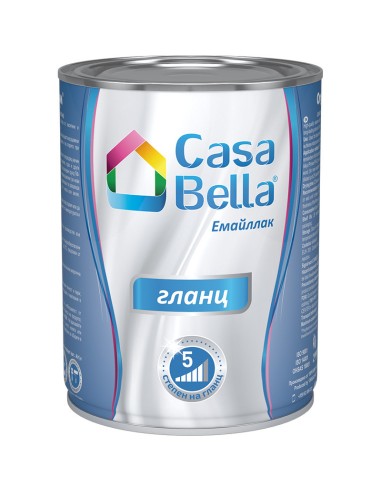 Емайллак Casa Bella гланц - 650 мл - светло червен - 1