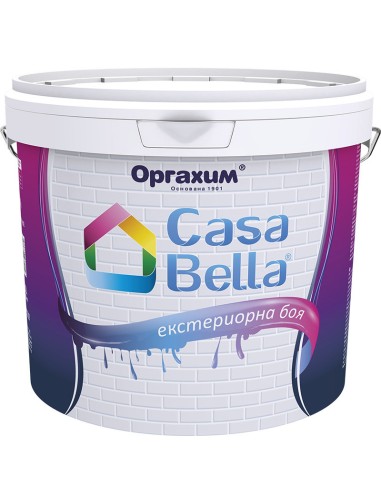 Екстериорна боя Casa Bella - 4 л - бяла - 1