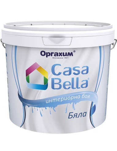 Интериорна боя Casa Bella - 8.5 л - бяла - 1