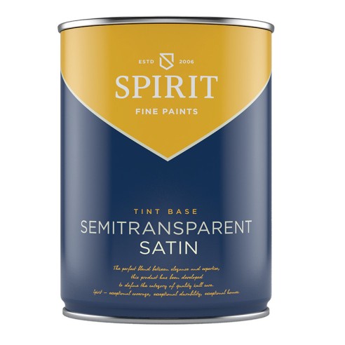 База за тониране Spirit Tint - Сатен - Полупрозрачна - 2.5 л. - 1