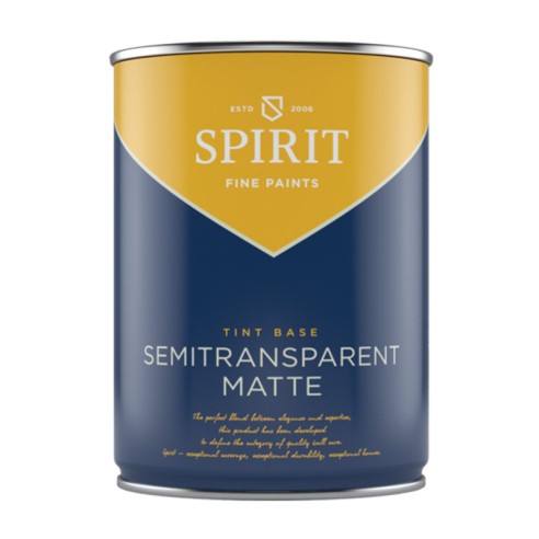 База за тониране Spirit Tint - Мат - Полупрозрачна - 1 л. - 1