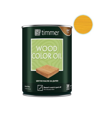 Цветно масло за дърво - Timmer Бор - 750 мл. - 1