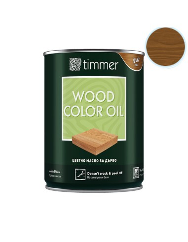 Цветно масло за дърво - Timmer Дъб - 750 мл. - 1