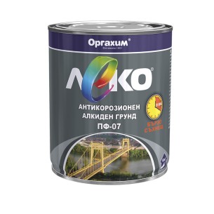 Антикорозионен грунд ПФ-07 - Черен - ЛЕКО - 900 мл. - 1