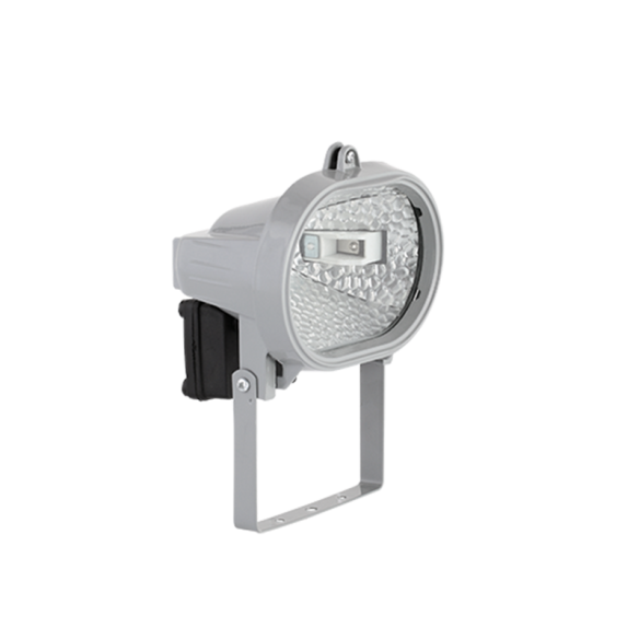 LED прожектор тип халогенен с LED лампа J78 5.5W, сив - 1