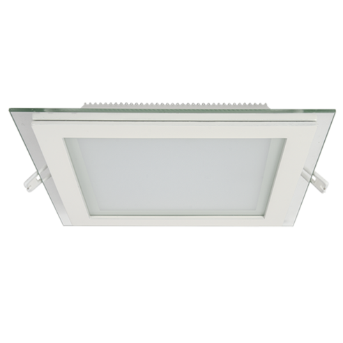 LED панел квадрат със стъкло 18W 2700K - 1