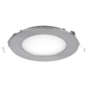 LED панел кръгъл 8W 3000K сатен никел Ф120мм - 1