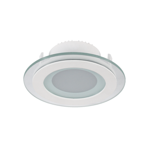 LED панел кръгъл със стъкло 6W 2700K - 1