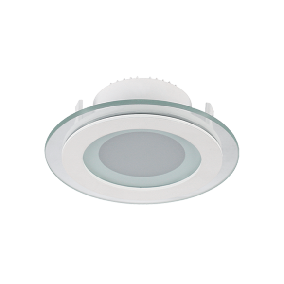 LED панел кръгъл със стъкло 6W 2700K - 1