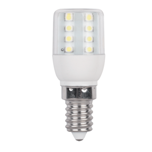 LED лампа LEDT25 16SMD3528 1W E14 230V бял - 1