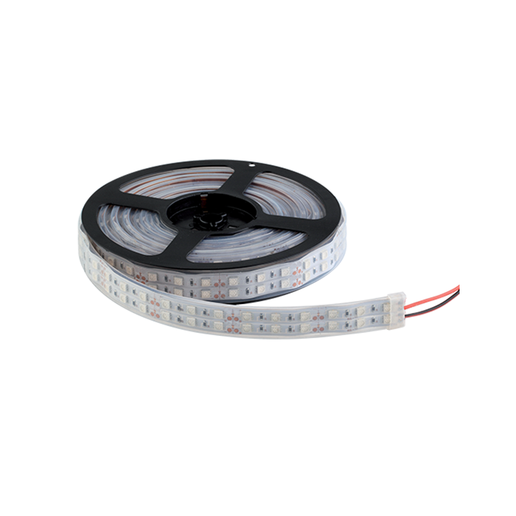 LED лента LED600 5050 12V/DC IP65 2X60 бр./м топло бял на изгодна цена .