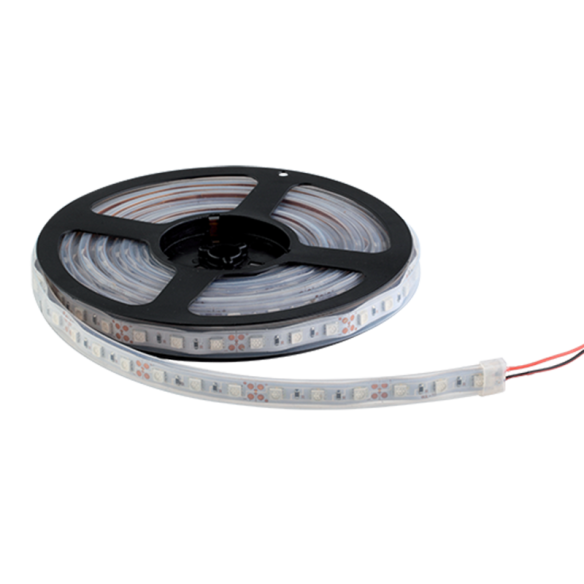 LED лента LED300 5050 12V/DC IP65 60 бр./м топло бял - 1