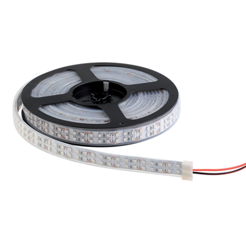 LED лента LED1200 3528 12V/DC IP65 2X120 бр./м студено бял - 1