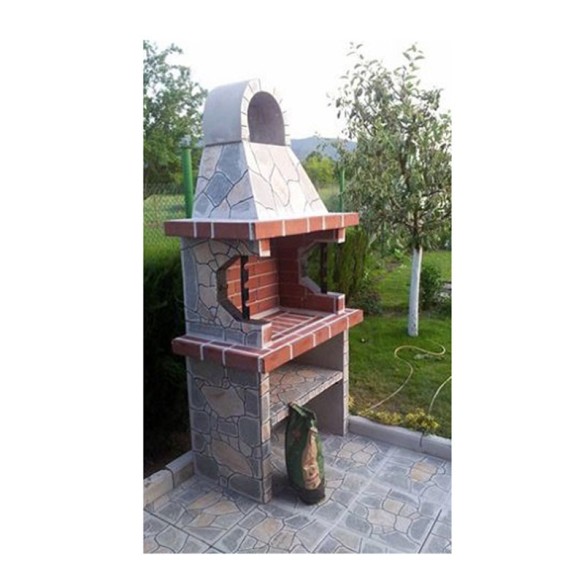 Барбекю малко СТАНДАРТ с рафт Н-215Х100Х60 см 600 кг