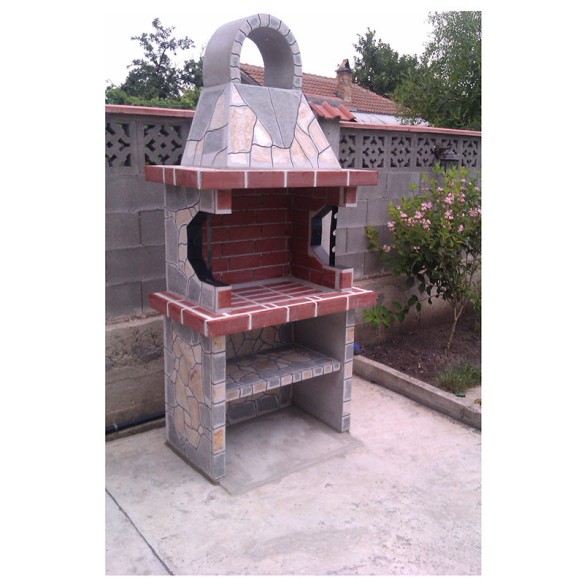 Барбекю малко СТАНДАРТ с рафт Н-215Х100Х60 см 600 кг