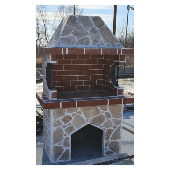 Барбекю средно 720 кг 215x120x70 см Стандарт РАЙМАР