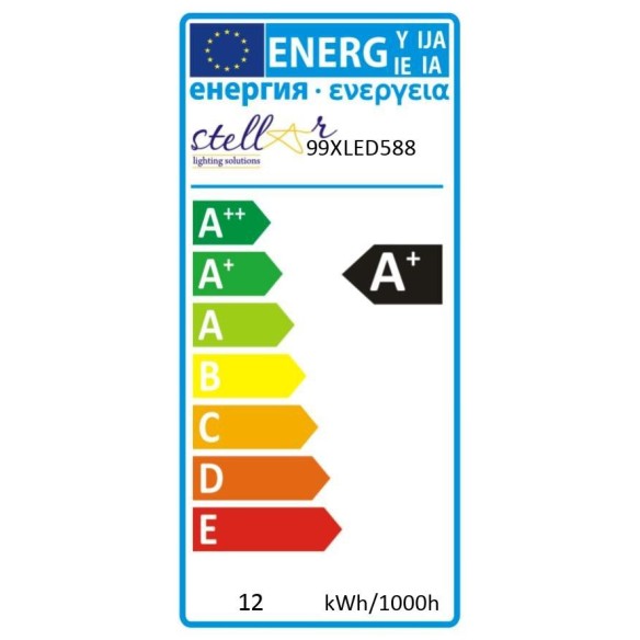 LED лампа PEAR A60 SMD2835 12W E27 230V бял - 1