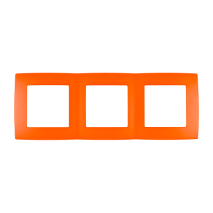 Панел CITY троен, оранжев - 1