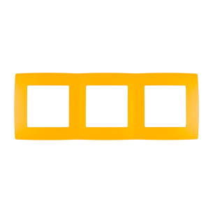 Панел CITY троен, жълт - 1