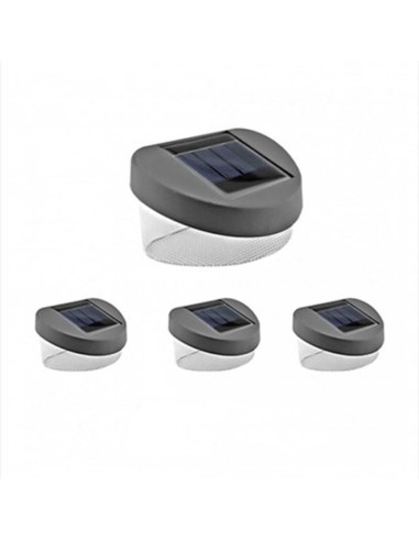 Комплект 4 броя LED соларен аплик 6500K LIGHTEX