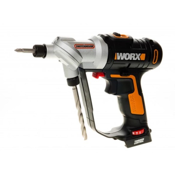 Акумулаторна бормашина Worx WX176.9 / 20V 30Nm - 1