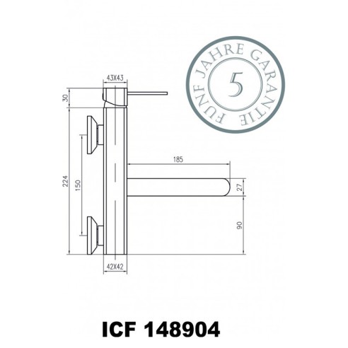 Смесител Куарто за кухненски умивалник - 1