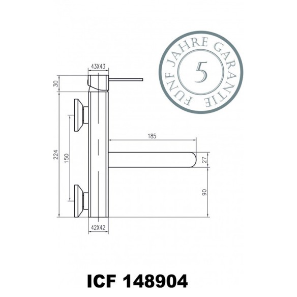 Смесител Куарто за кухненски умивалник - 1