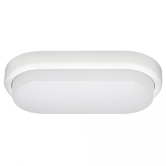 LED плафон OVAL 15W 220V 4000K IP65 бял Lightex - 1