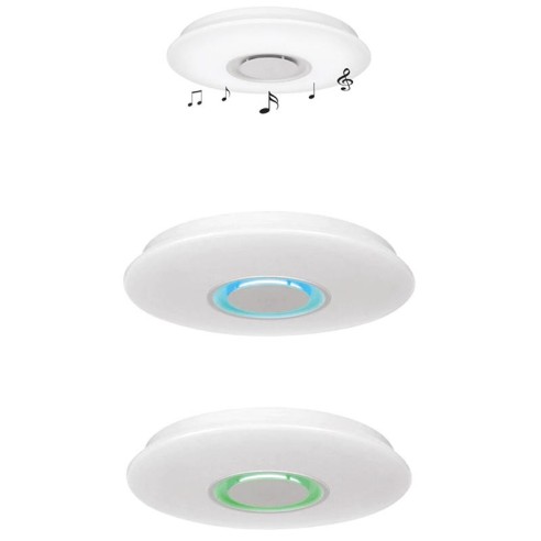 LED музикален плафон 24W 4000K Ф400 Bluetooth Plastic - 3