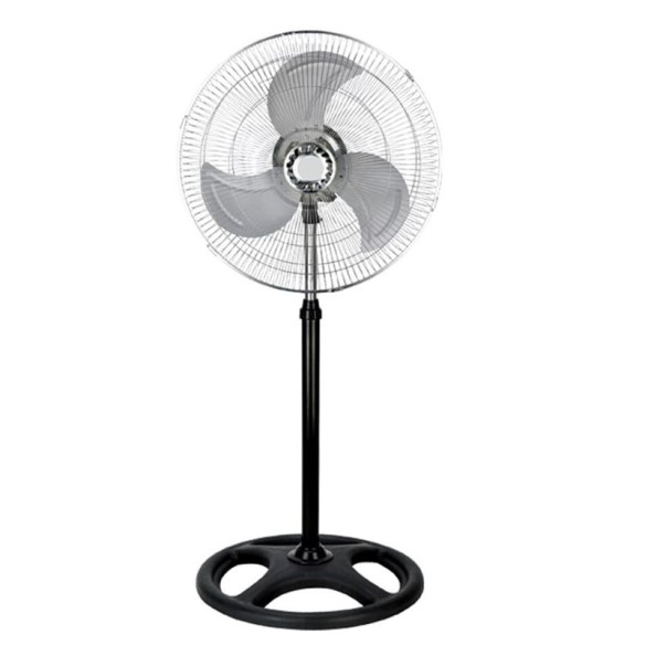 Вентилатор за стая 55W, 40 см, хромиран/черен, Sapir - 1