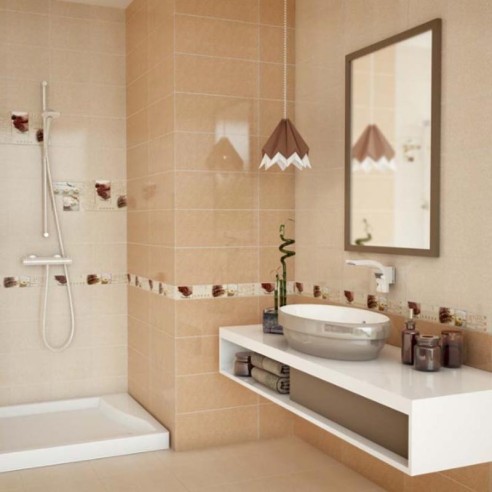 KAI фриз Микадо лавандула светлобежов 6x50 см 2622 - 2