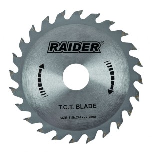 Диск за циркуляр 115х24Tх22.2 мм RD-SB13 - Raider - 1