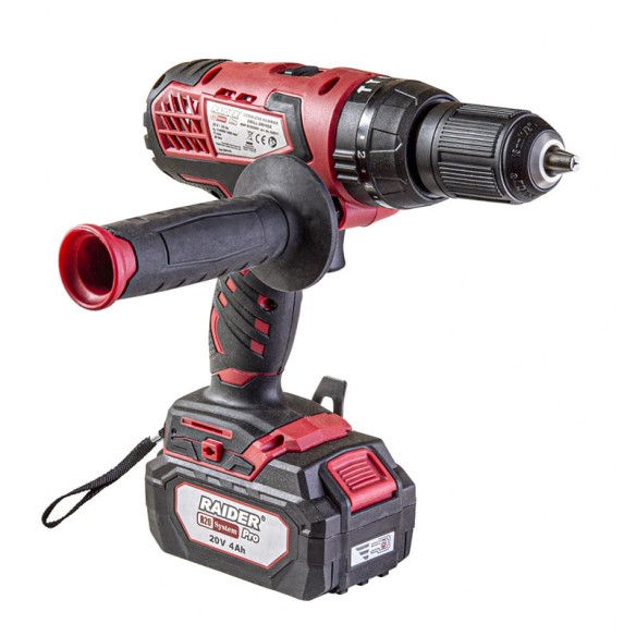 Акумулаторна ударна бормашина 2-ск. 13 мм 50Nm 20V RDP-SCDI20S - 2