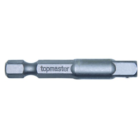 Адаптер за битове 1/4 HEXx1/4 F SQ L50 мм - Topmaster - 1