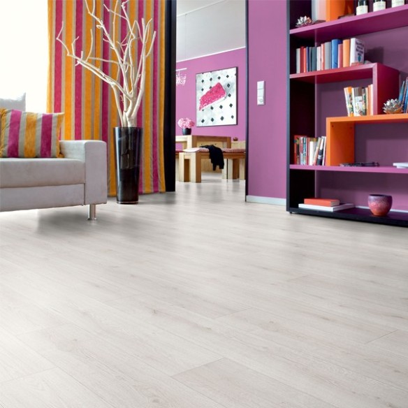 Ламиниран паркет 6мм Oak White D 3201 - KRONOTEX