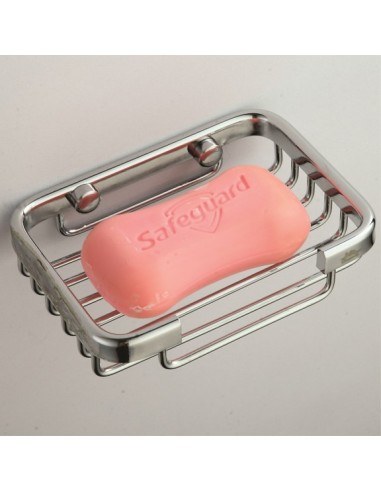 Алуминиева решетъчна сапунерка кош  АСТИ 209 с размери 20х20х10 см - 1