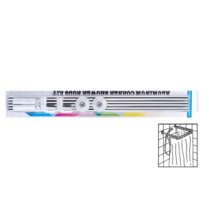Релса за душ завеса 90х90х90 см хром IC-20AR INTER CERAMIC ➤ топ цена ➤ dshome.bg 2