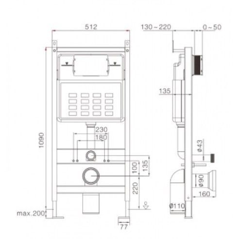 Комплект структура за вгражданe със стоманена рамка - IC-097АW - 3