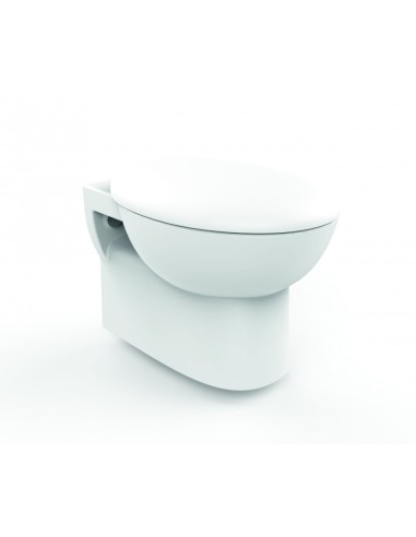 Стенна тоалетна чиния Вая 5235W - бял мат - 1